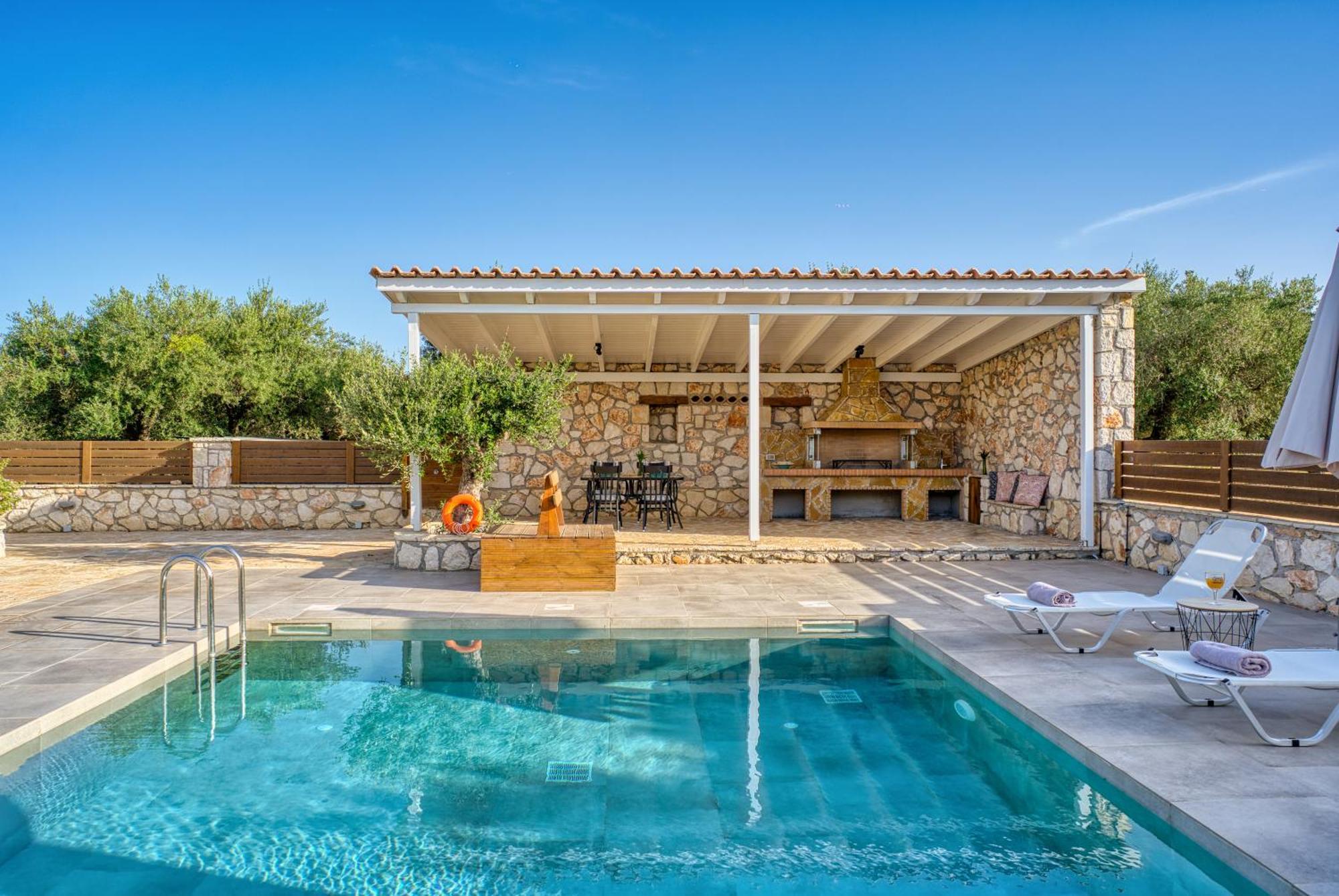 Astarte Villas - Astra Private Villas With Pool Vasilikí Buitenkant foto