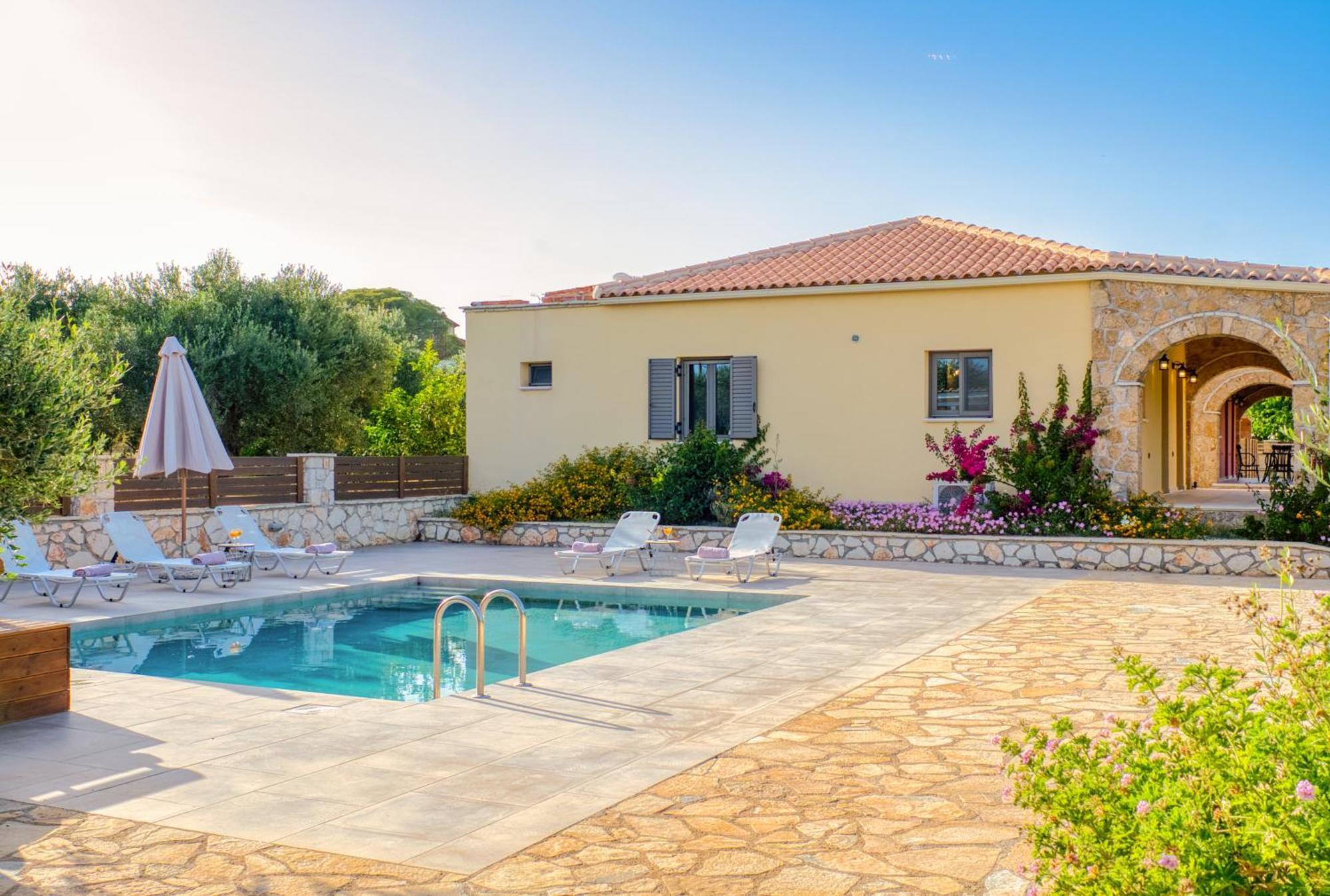 Astarte Villas - Astra Private Villas With Pool Vasilikí Buitenkant foto