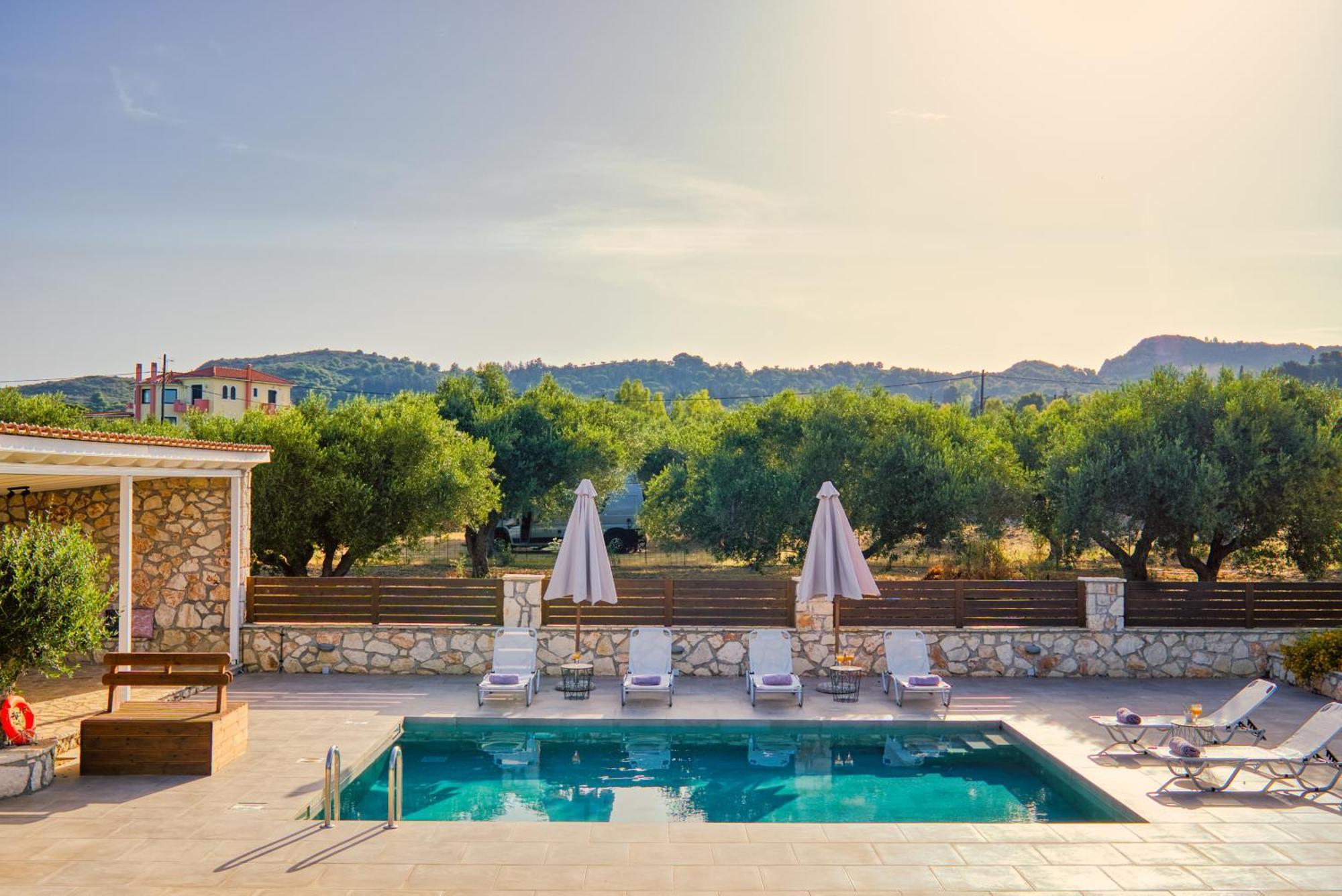 Astarte Villas - Astra Private Villas With Pool Vasilikí Buitenkant foto